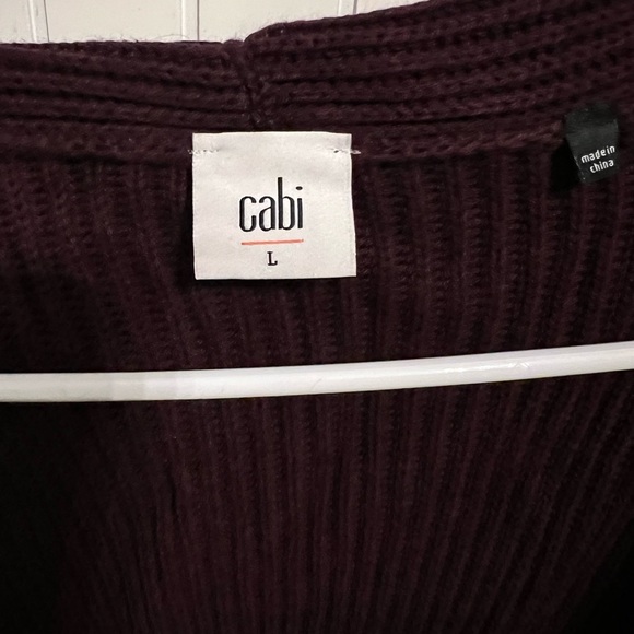 CAbi Mulberry Wine Button
Closure Regal Cardigan Duster #3350 - Picture 3 of 8